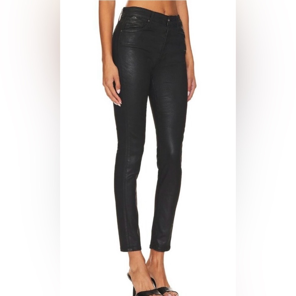 AG Adriano Goldschmied the legging ankle super skinny coated pants, size 27